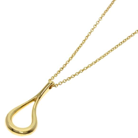 TIFFANY Authentic 18k Gold Teardrop Necklace